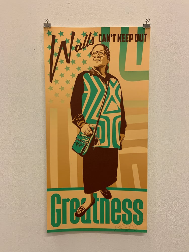 Image of Walls Can’t Keep Out Greatness Digital Print