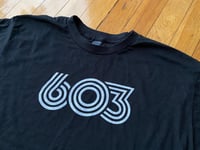 Black 603 retro t-shirt