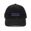 Vintage “Witness Me Respectfully” corduroy cap