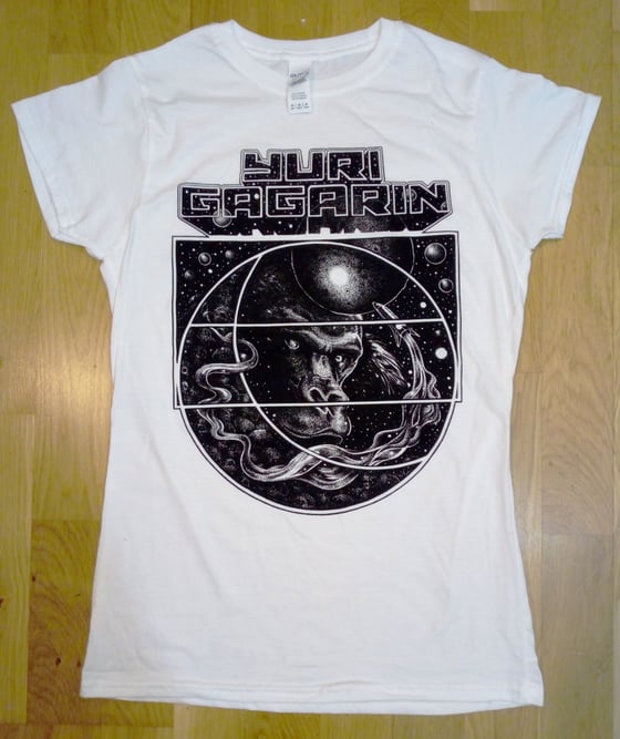 Image of White Space Monkey Ladies T-Shirt