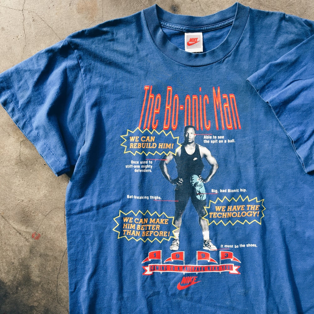 Image of Original Early 90’s Nike Bo Jackson “Bo-Onic Man” Tee.