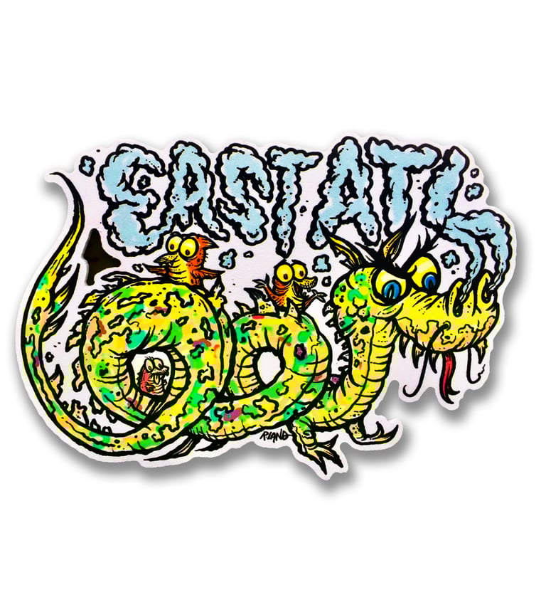 East Atlanta dragon cut-out wall art