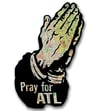 Pray For ATL Vintage Map