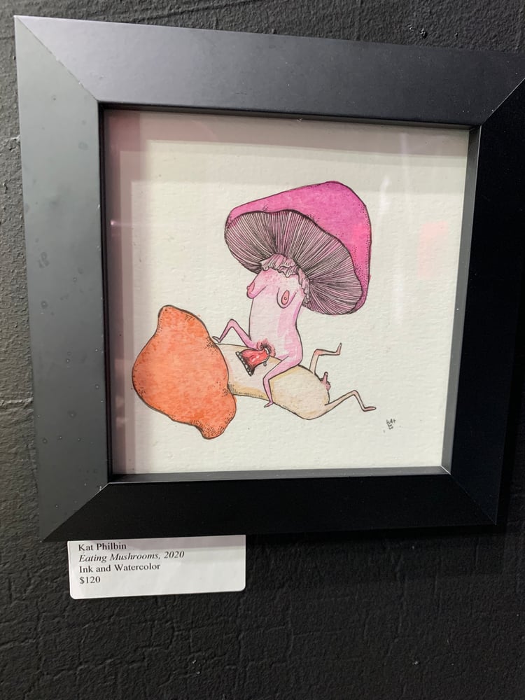 Image of Eating Mushrooms