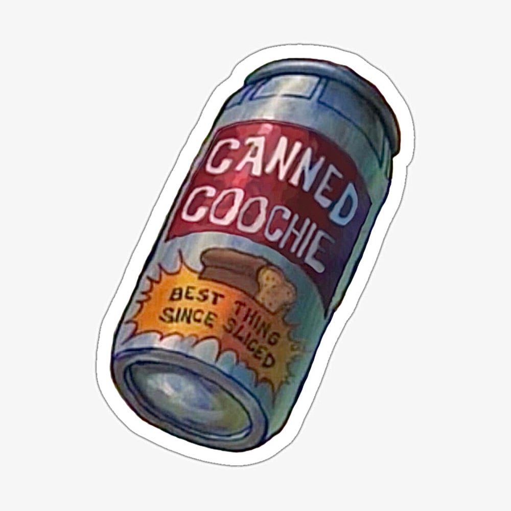 Image of Limited Canned Coochie Holographic Sticker