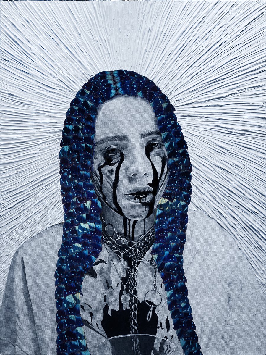 Sharden Killmore — Billie Eilish made of butterflies