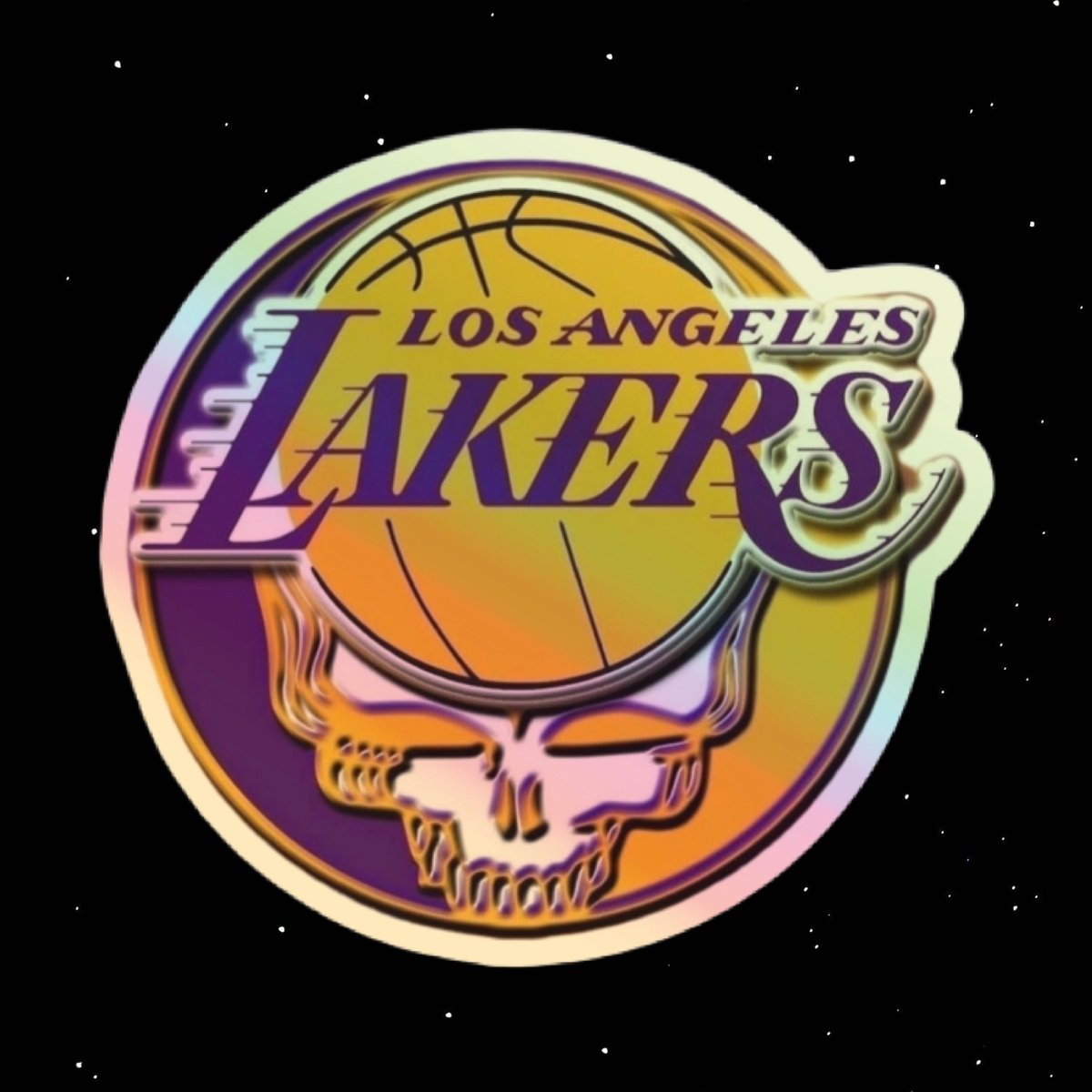 Lakers Holographic Stickers!