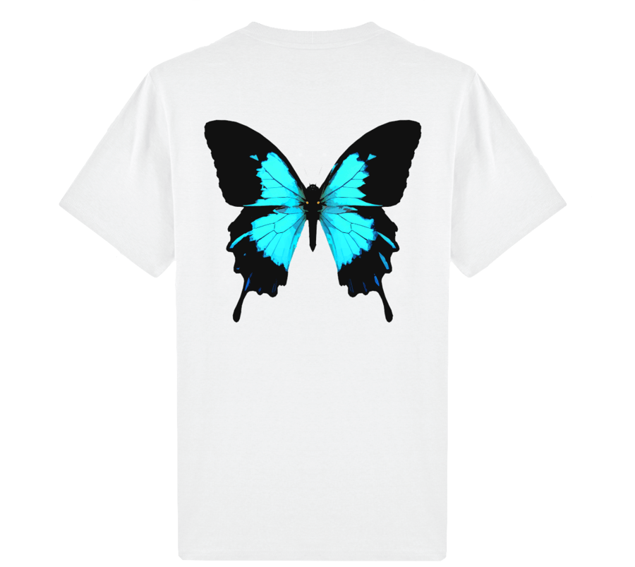 Image of T-SHIRT / BUTTERFLY EFFECT / WHITE