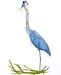 Image of Heron at the river,  Nature-Inspired watercolor artwork