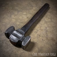 Image 1 of Handforged “Hoops Classic” Rounding Hammer (Made To Order)