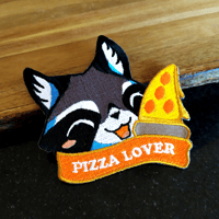 Pizza lover cloth patch