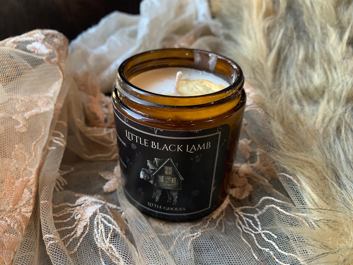 Image of Little Black Lamb Candle