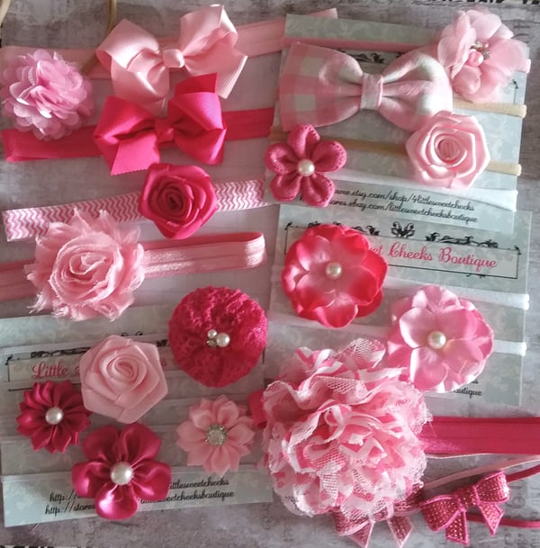 Image of Pretty In Pinks Headbands - 19 options