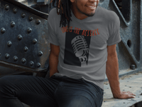 Image 3 of  Men's Love is the Message Vneck Tee - available in black, white, & dark grey