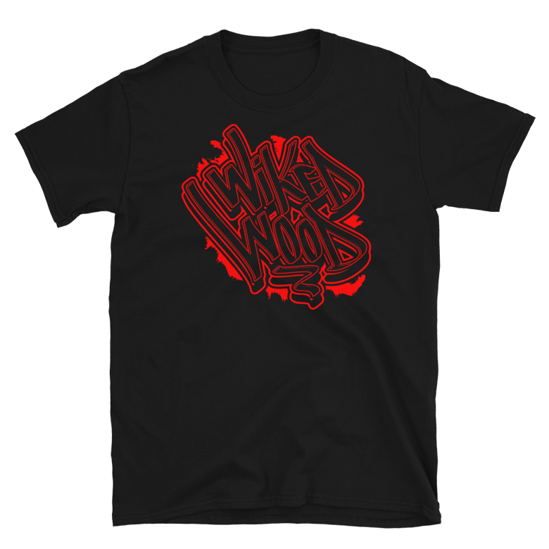 Image of Wiked Wood Graffiti T-Shirt (RED)