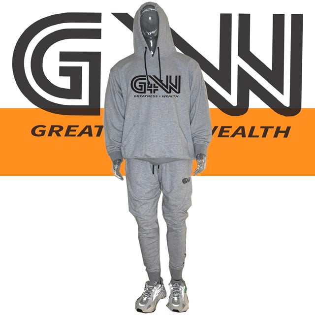 heather grey sweatsuit