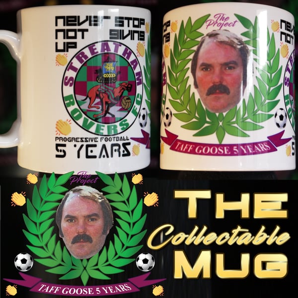 Image of Taff Goose 5 Years Commemorative Collectable Mug
