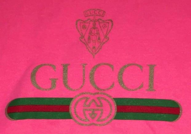 Image of Vintage Double G Pink T-Shirt 