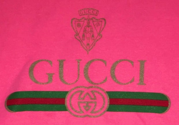 Image of Vintage Double G Pink T-Shirt
