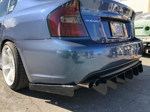 Image of 05-09 Legacy GT Rear Diffuser V2 (Rounded)