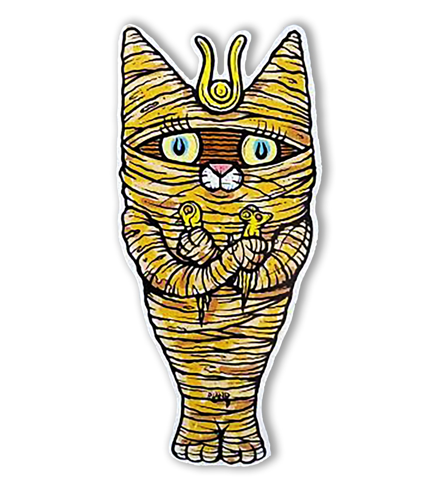 Image of Mummy Cat Wall Art