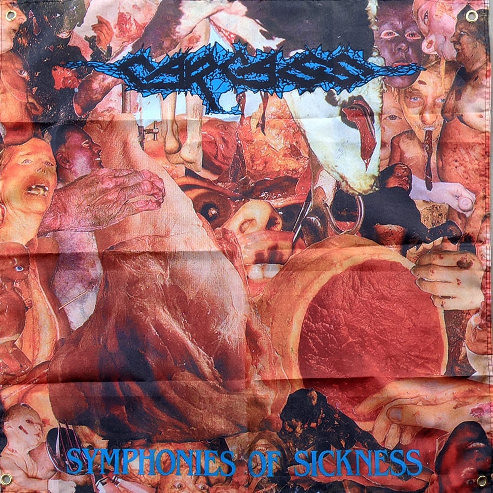 Image of Carcass " Symphonies of Sickness " Banner / Flag / Tapestry 