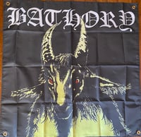 Image 2 of BATHORY - Yellow Goat -  Banner / Tapestry / Flag 