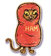 Scout the Ham Cat Wall Art
