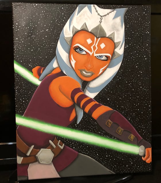 Image of Ahsoka Tano painting 