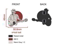 Image 4 of Ghost Of LA "Enamel Pin"