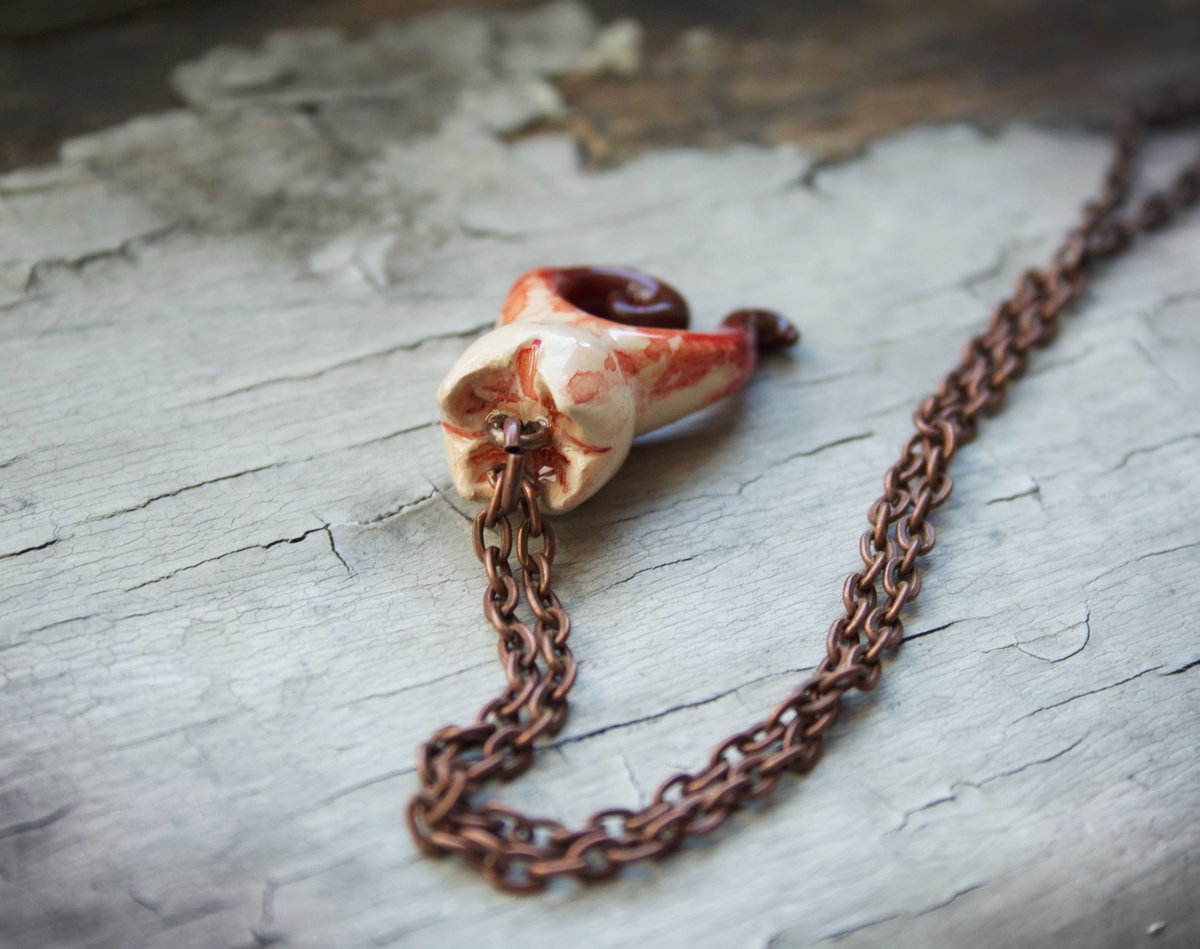 PRE-ORDER: "The Whimsical Collection" Curled 2-Root Molar in Crimson