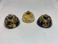 Image 1 of 24 K Gold  knob / stand 