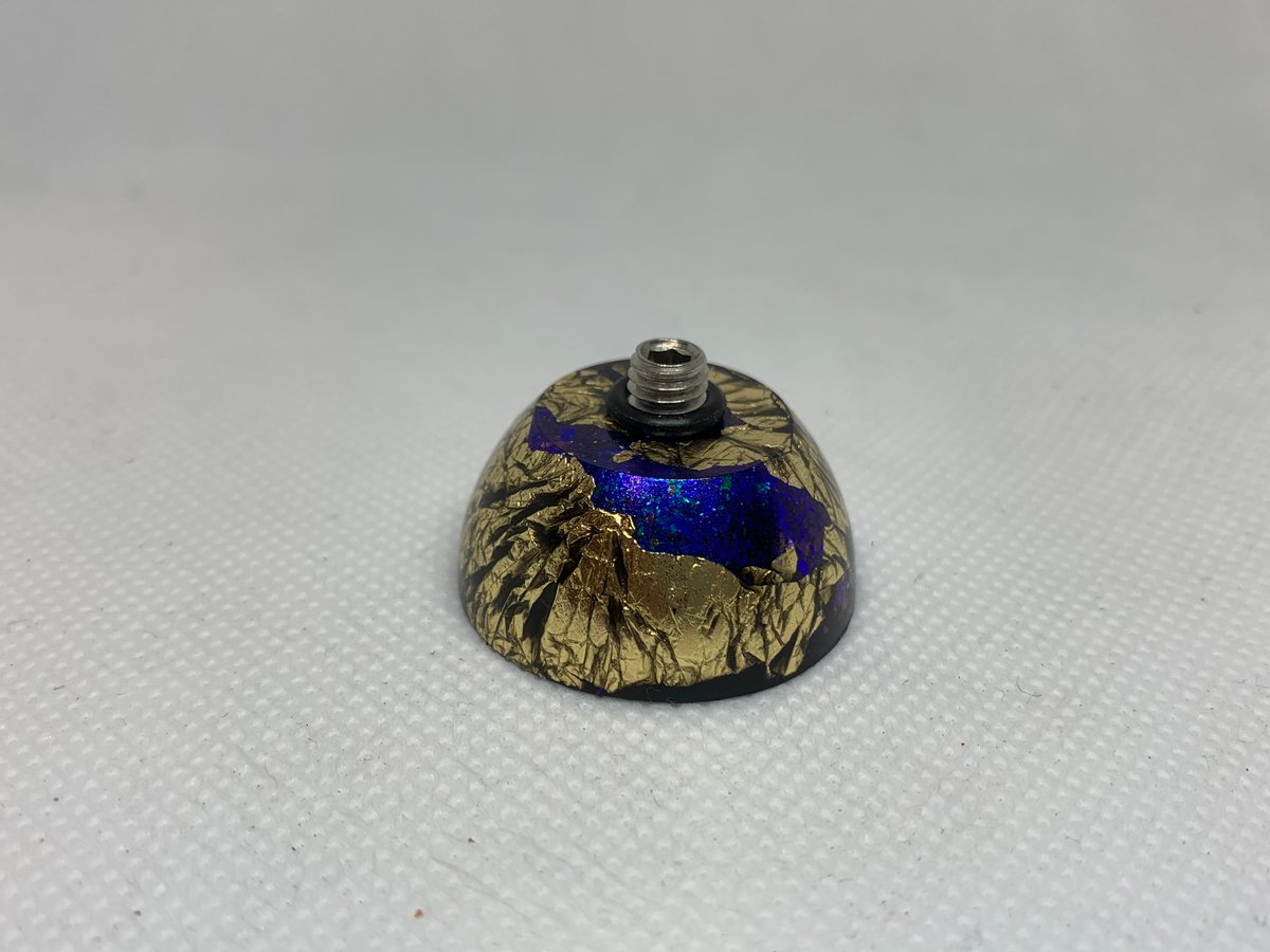 Image of 24 K Gold  knob / stand 