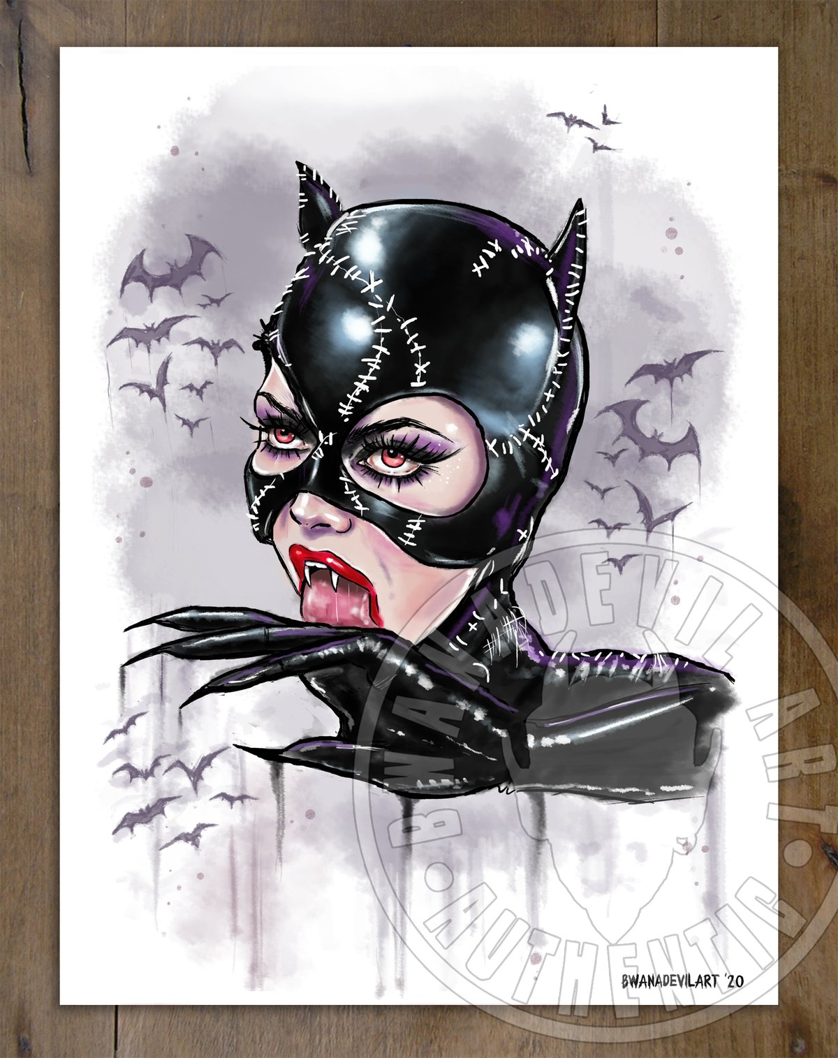 Image of Catwoman (Selina Kyle) art print 