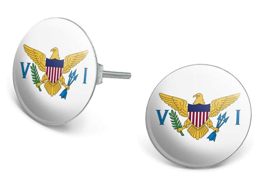 Image of Rep your island  Stud Earrings (Tell us your country)