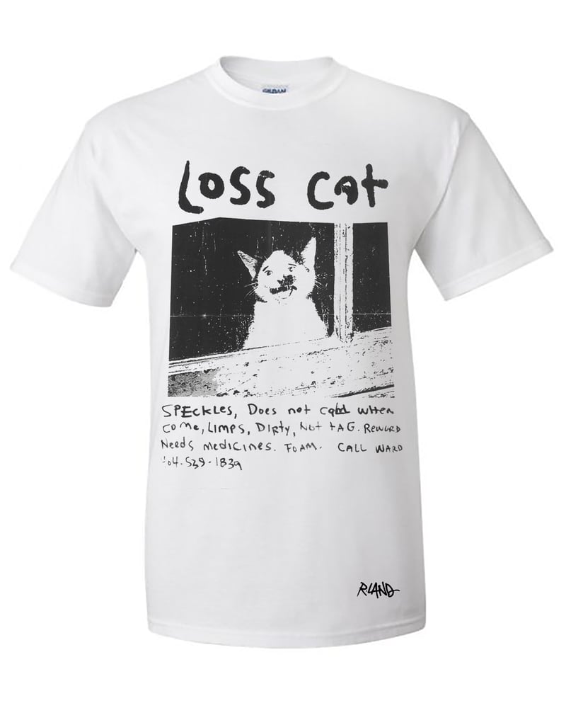 Image of Loss Cat Mega Print Tee