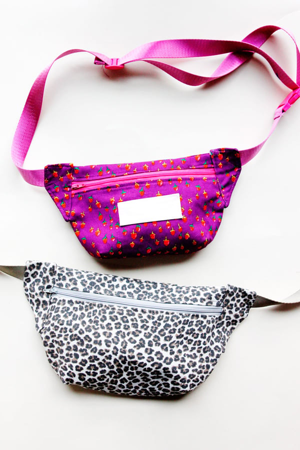 Image of the FANNIE fanny pack PDF pattern