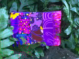 Image of Vintage fabric clutch #31