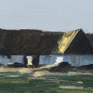 Image of Mid Century Swedish Painting, 'Twilight,' BENGT HILLGRUND