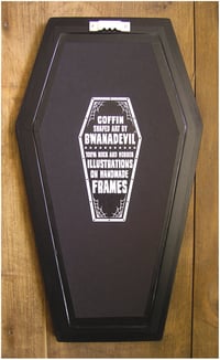 Image 2 of The Wolfman coffin framed print