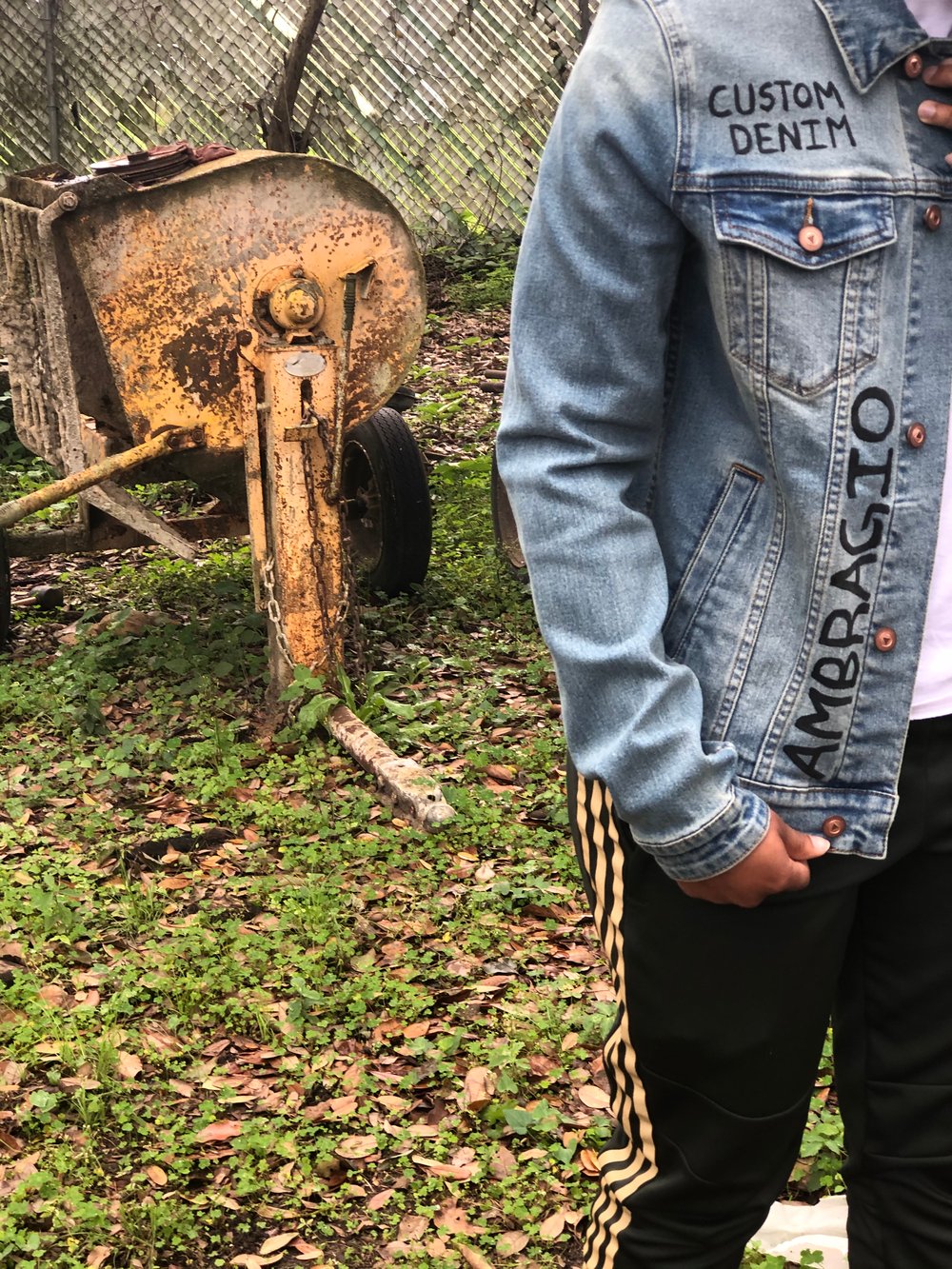 Hand Crafted Custom Flowers Jacket