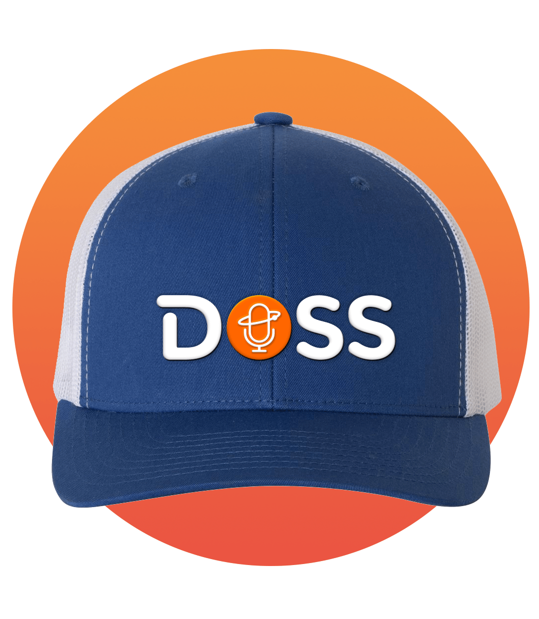 Image of Preorder: DOSS Logo Snapback Trucker Cap