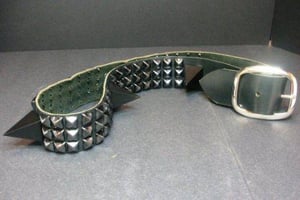 Image of Black Pyramid Spike Belt