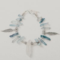 Aqua Aura Quartz Bracelet