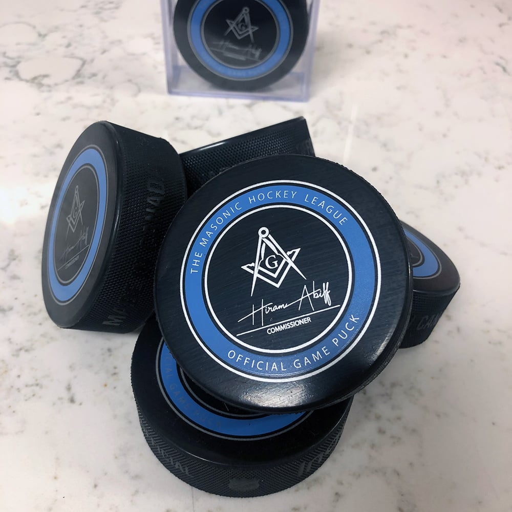 Image of Official Masonic Hockey League Puck