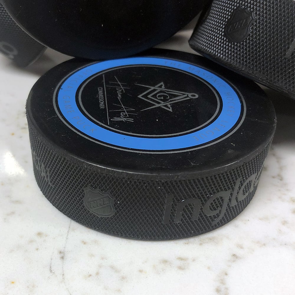 Image of Official Masonic Hockey League Puck