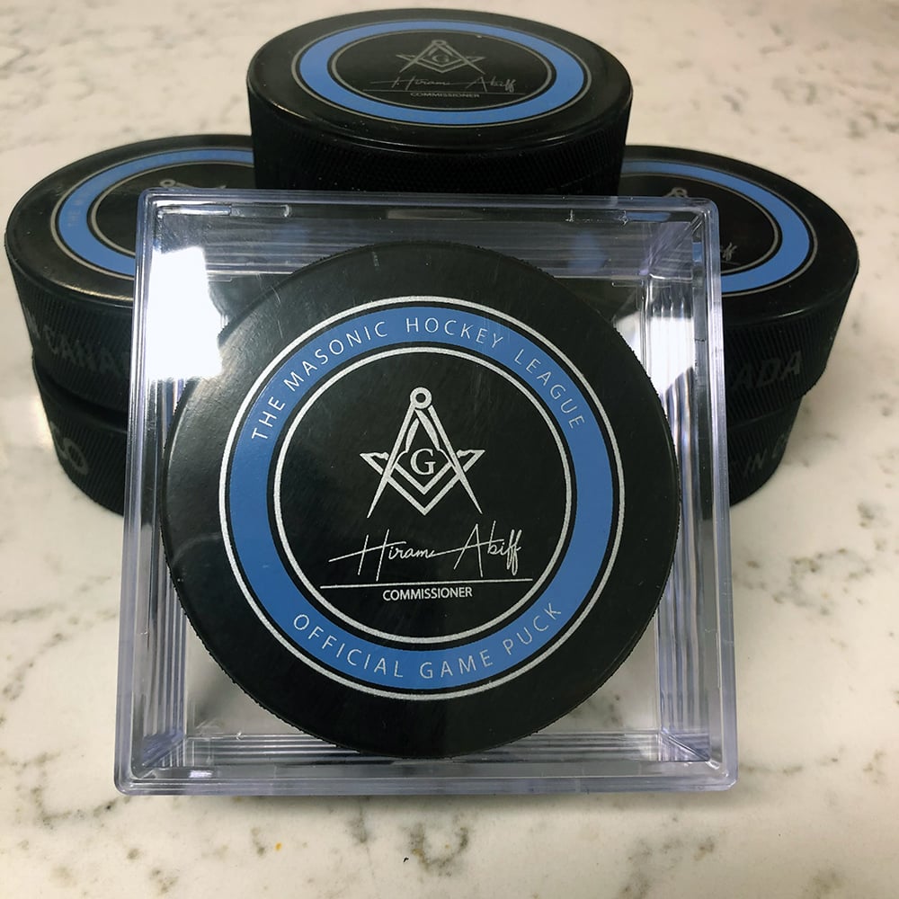 Image of Official Masonic Hockey League Puck
