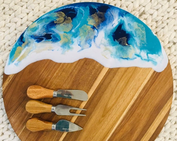 Take Me To The Sea - Hand Painted Serving / Cheese Boards | Sarah ...