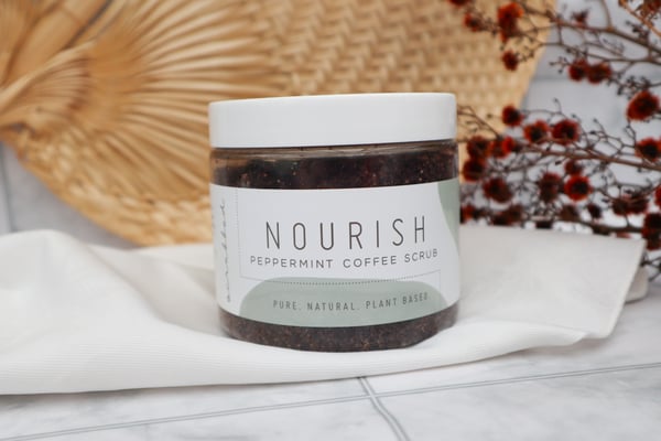 Image of Nourish Peppermint Coffee Scrub