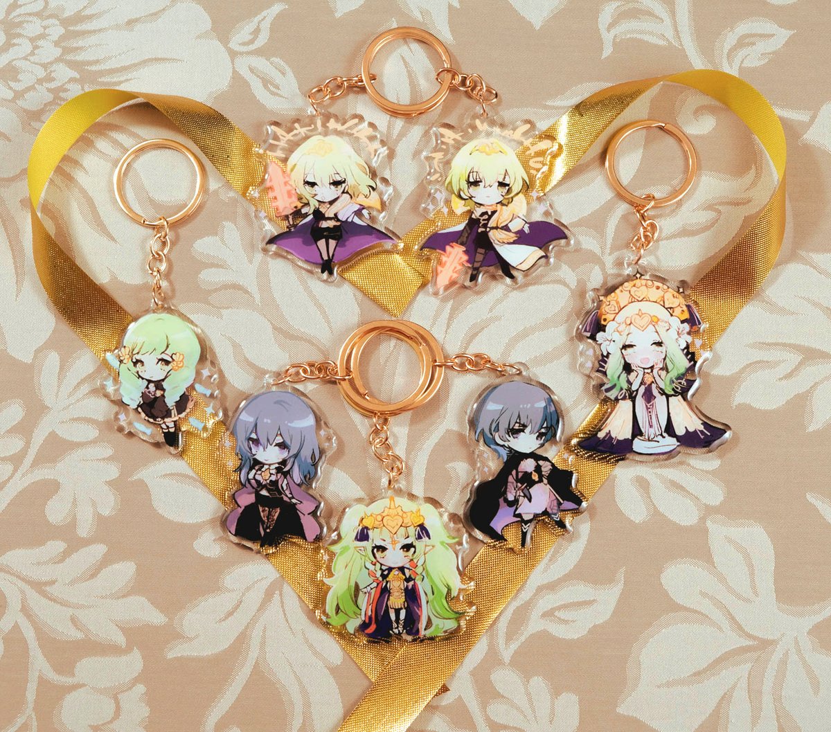 Image of Fire Emblem 3 Houses Charms - Church of Seiros